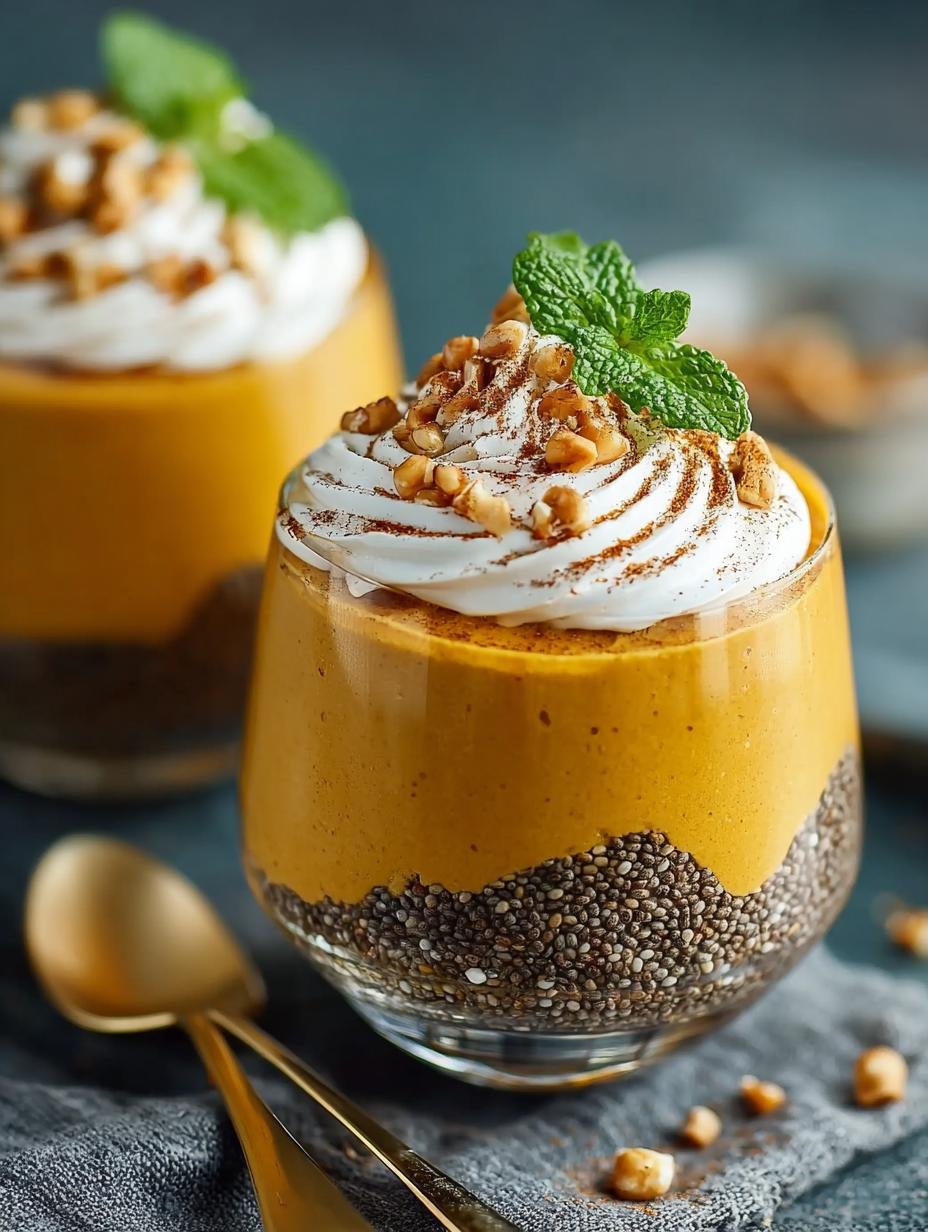 Decadent Pumpkin Chia Mousse: A Fall Delight 2 Decadent Pumpkin Chia Mousse: A Fall Delight - Pumpkin Chia Mousse - main visual representation
