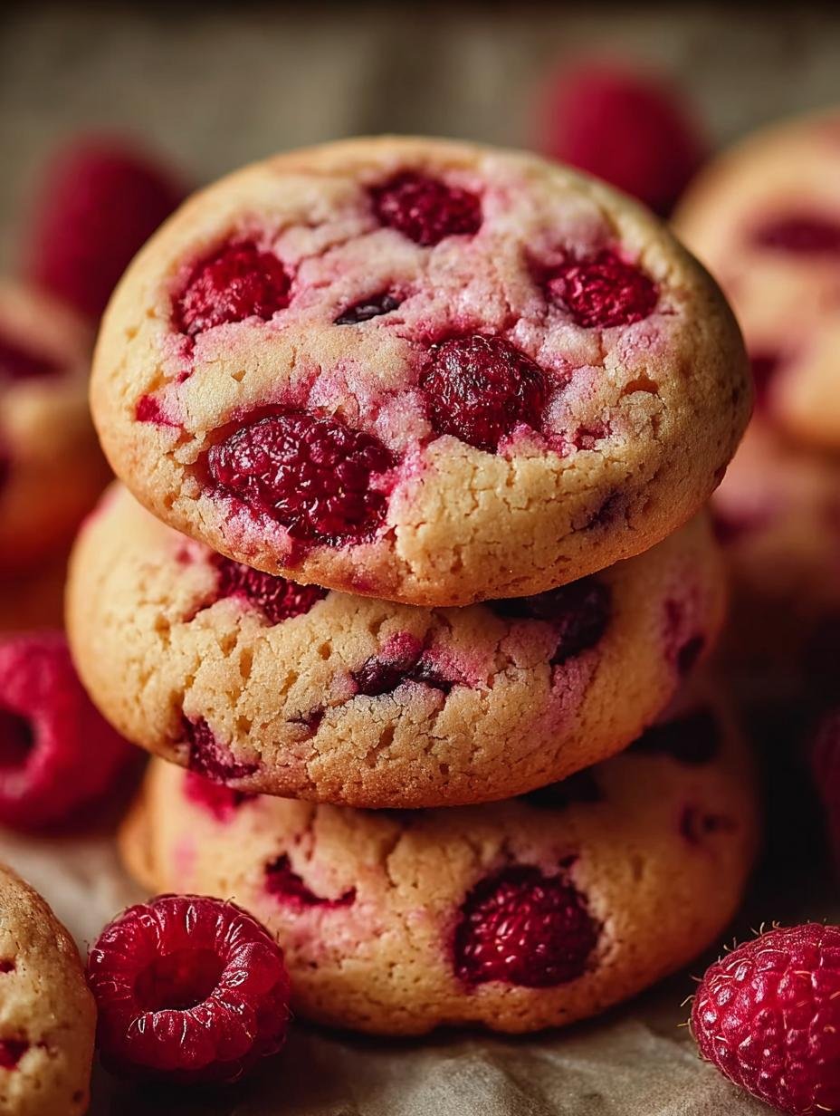 Gooey Raspberry Cookies That Melt in Your Mouth 3 Gooey Raspberry Cookies That Melt in Your Mouth - Raspberry Cookies - additional detail