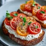 Ricotta Tomato Sourdough Toast