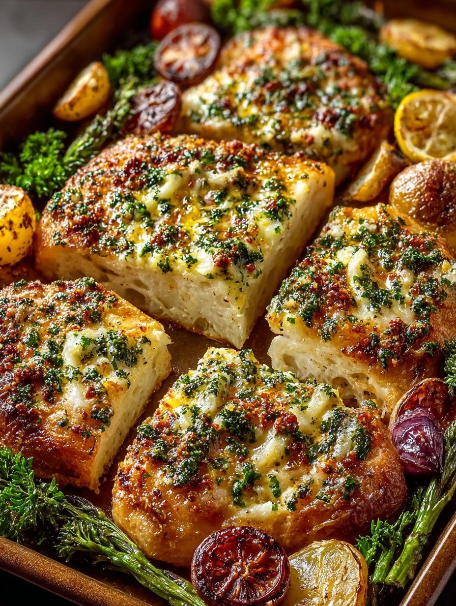 Sheet Pan Garlic Butter
