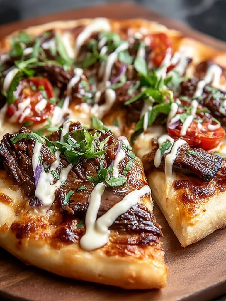 Short Rib Pizza with