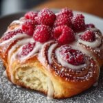Sugar Raspberry Danish Bun
