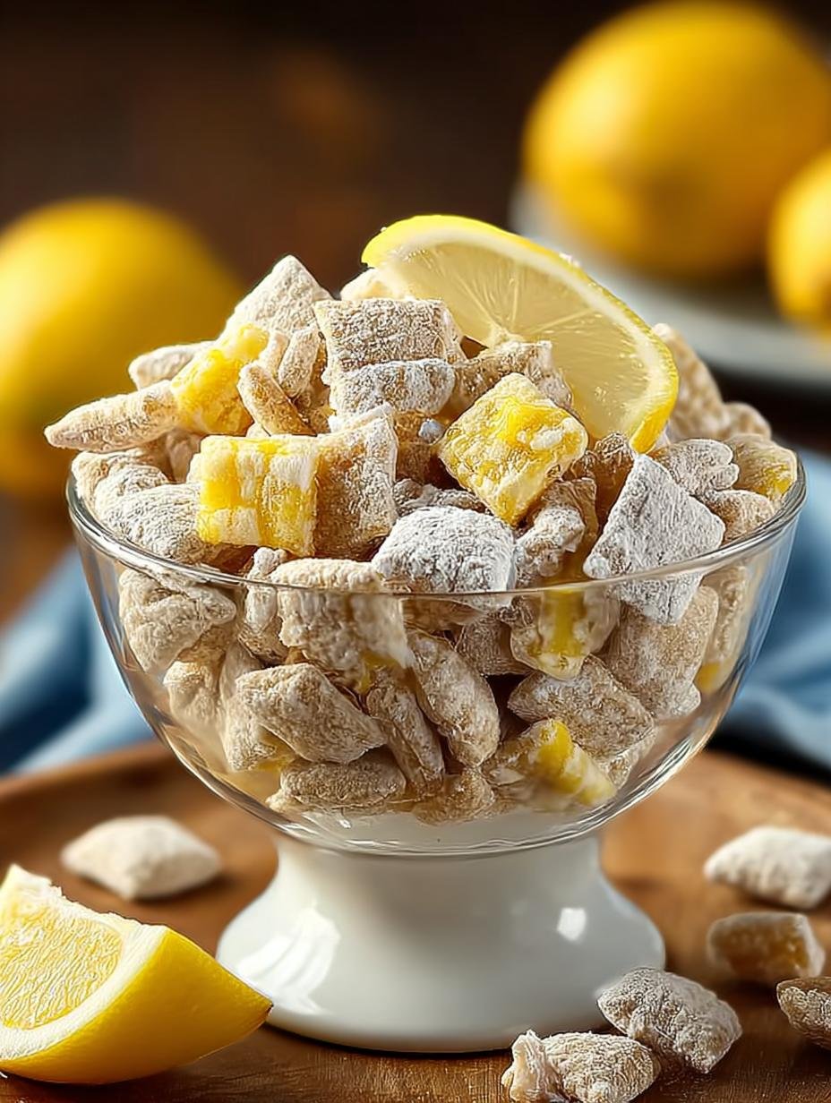 Zesty Lemonade Puppy Chow