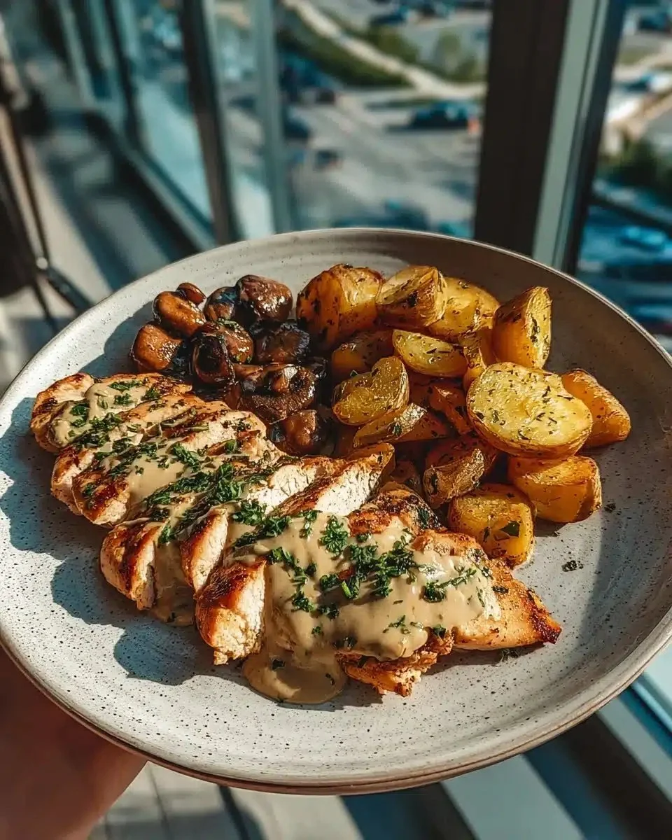 Seasoned grilled chicken wings served with sides on a platter.