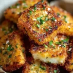 Crispy air fryer toasted ravioli served as an appetizer on a plate