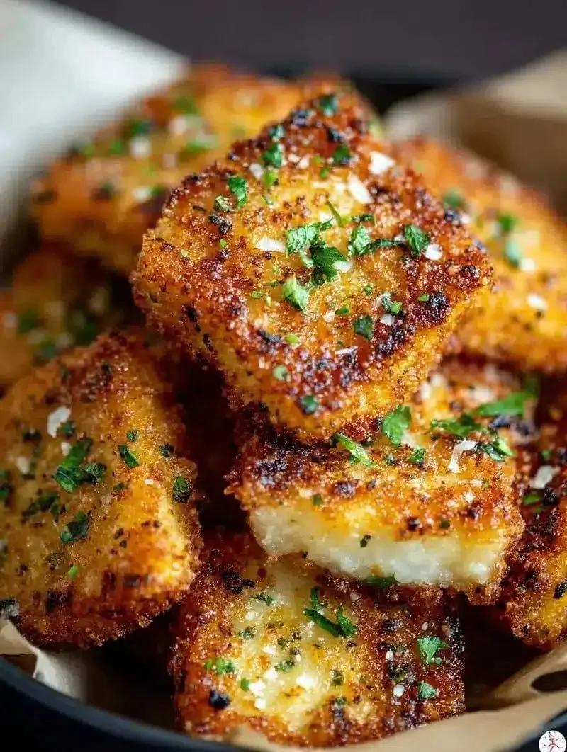 Air Fryer Toasted Ravioli: Crispy Appetizer in 20 Minutes 1 Crispy air fryer toasted ravioli served as an appetizer on a plate