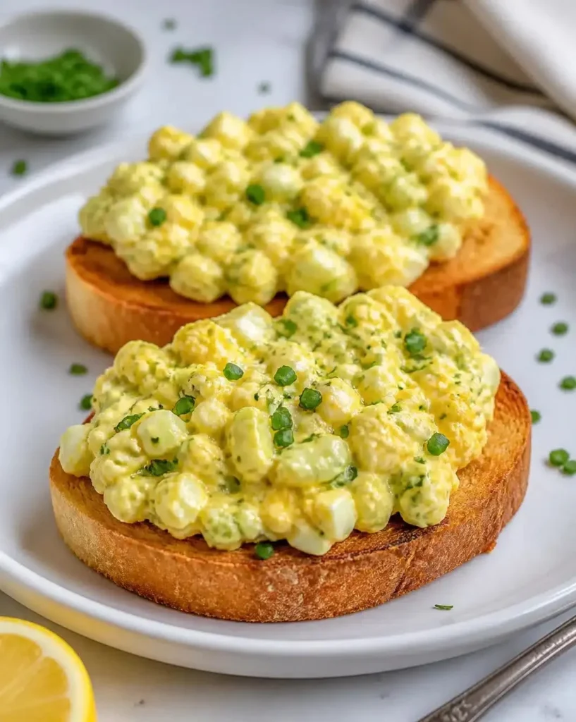 Easy egg salad recipe with creamy texture and fresh ingredients