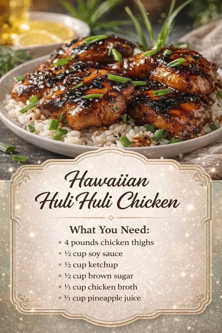 Hawaiian Huli Huli Chicken 1 Delicious Hawaiian Huli Huli Chicken grilled to perfection with sweet glaze