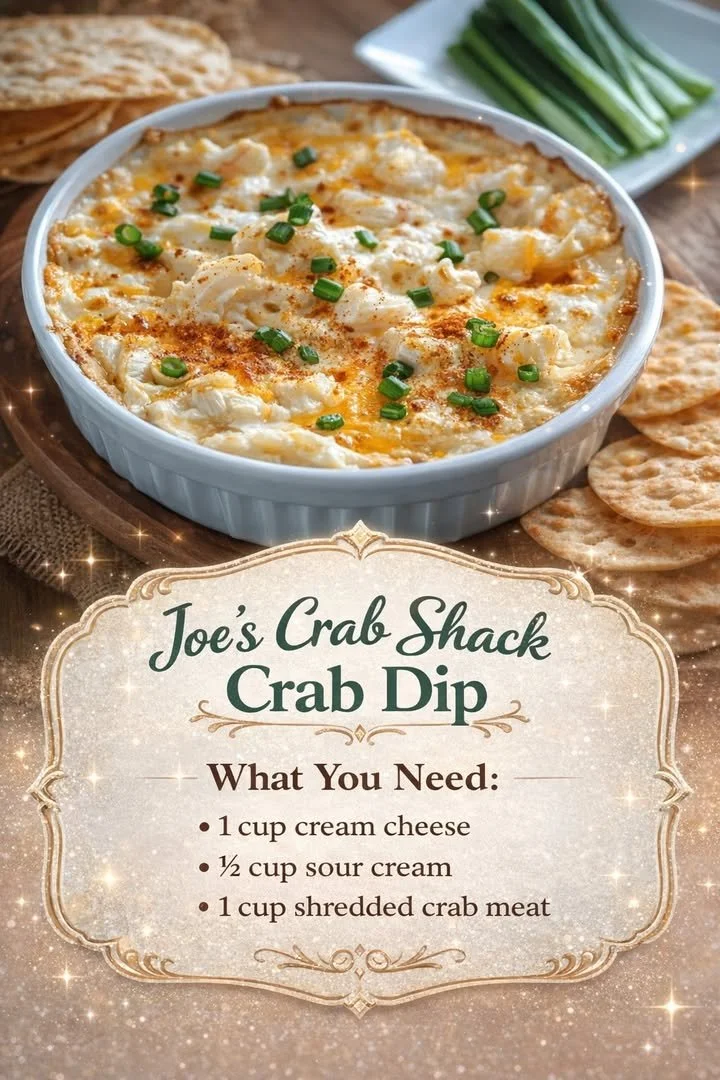 Joe’s Crab Shack Crab Dip 1 Joe's Crab Shack creamy crab dip served with tortilla chips