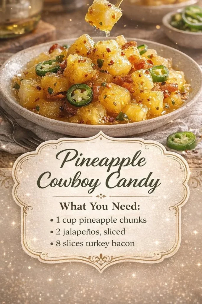 Delicious Pineapple Cowboy Candy with a sweet and spicy flavor